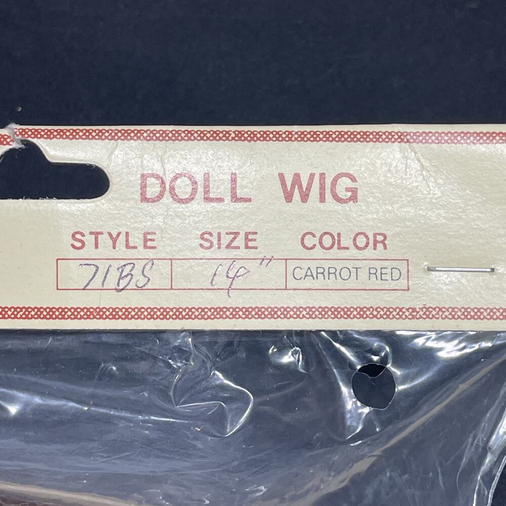 Vtg Tallinas Acrylic Doll Wigs Lot of 10 Various Sizes/Colors Styles 93-802-71BS - Picture 8 of 12